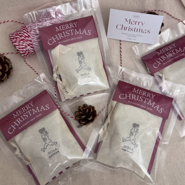 SHELA -聖誕限定-手作香氛袋 Christmas Gift 客製化香氛,香氛小物,香氛禮品,香氛袋,婚禮小物,婚禮禮品,客製化禮品,聖誕禮物,交換禮物