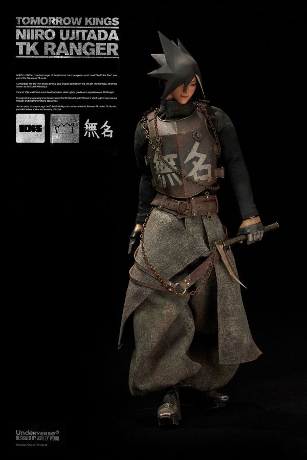預購 Underverse 1/6 TOMORROW KINGS 系列 TK RANGER NIIRO UJITADA 可動人偶 UV202308 0719 UV,Underverse,TOMORROW KINGS,TK RANGER,NIIRO UJITADA,可動人偶,UV202308