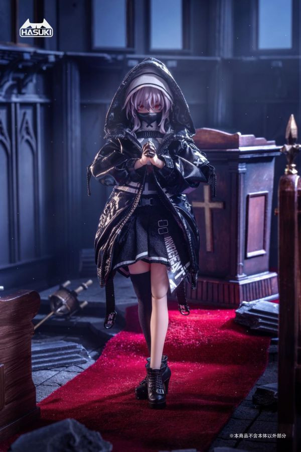 預購補單 HASUKI 神貓跳動 魅魔修女 芙莉德 PA009SP版x2 /  CS017修女服Ax2 / CS018修女服B x2 HASUKI神貓跳動,HASUKI,神貓跳動,魅魔修女,芙莉德,PA009,普通版,SP版,可動人偶