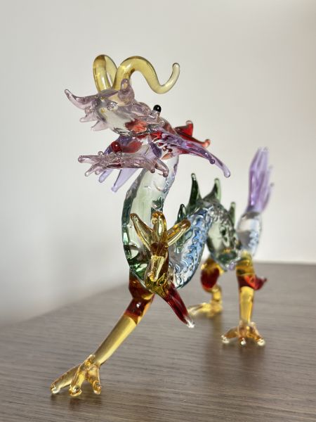 淡紫浪漫五行彩龍 