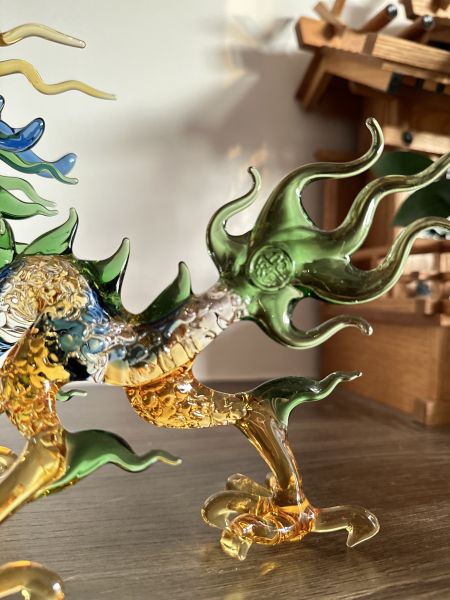 開運五行彩龍（名師落款） 