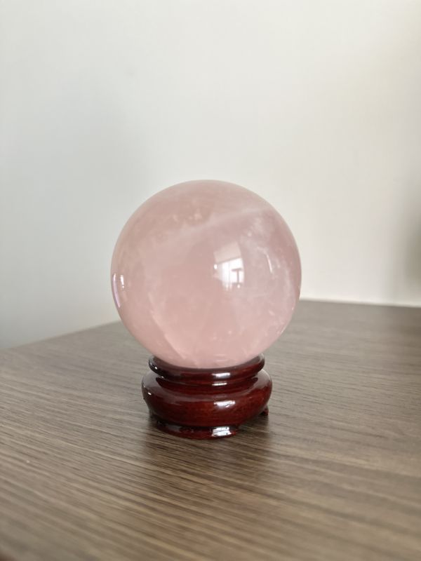 小可愛粉晶球 6.9cm 