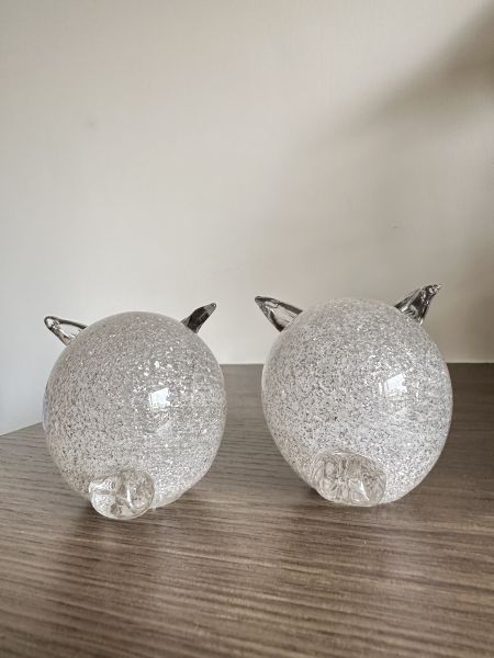 奧黛麗赫本珍珠白兔兔（一對） 