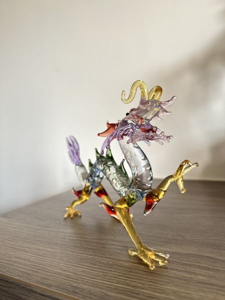 淡紫浪漫五行彩龍 