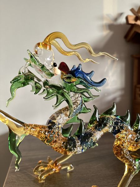開運五行彩龍（名師落款） 
