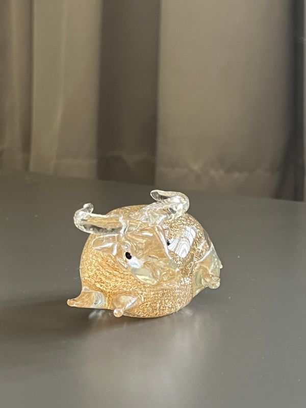 土系財氣圓滿金粉牛 