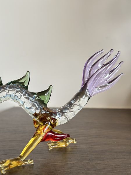淡紫浪漫五行彩龍 