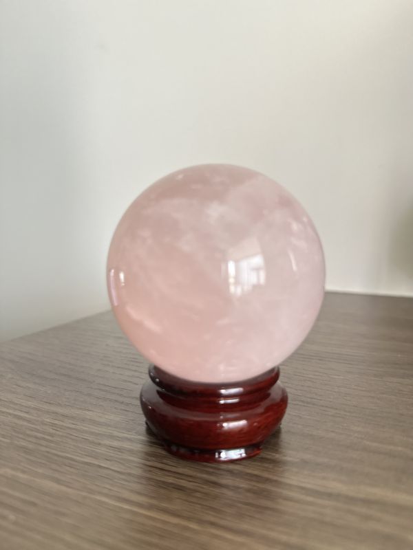小可愛粉晶球 6.9cm 