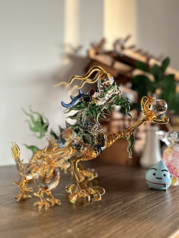 開運五行彩龍（名師落款） 