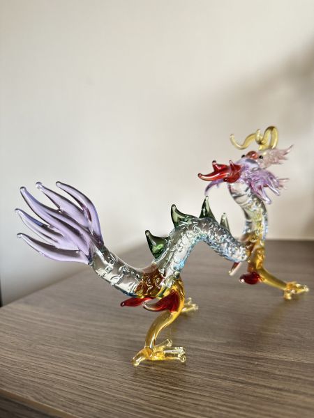 淡紫浪漫五行彩龍 
