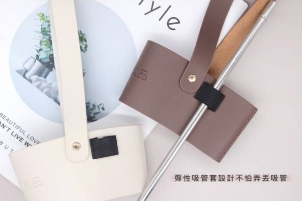 皮革杯提袋 御晨良品,杯袋,提袋,飲料杯袋,環保杯袋,皮革杯袋,吸管杯提袋,環保袋