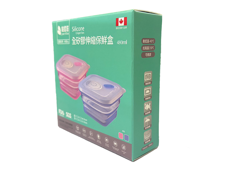 全矽膠伸縮保鮮盒 480ml 無毒,無害,加拿大,矽膠,保鮮盒,便當盒,環保,餐盒,餐具,帕緹塔