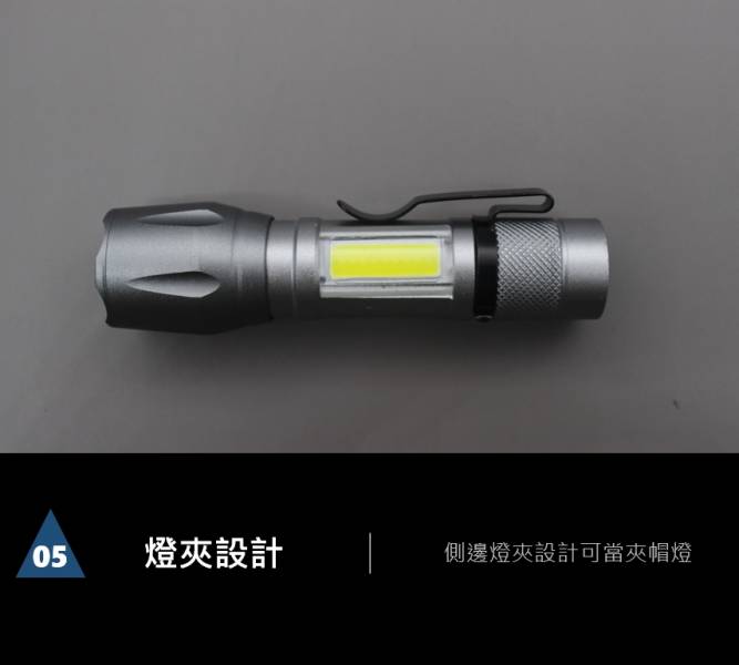 小鋼炮 XPE LED充電式側光手電筒 手電筒,側光手電筒,工作燈,露營燈,充電式手電筒,側光燈,LED,焊馬,XPE,USB充電