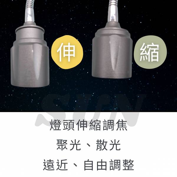 59W U3 LED充電調焦彎管磁吸式工作燈 現貨,24hrs出貨,59W亮度,充電,調焦,U3,LED,彎管工作燈,磁吸,鋰電池,電池,18650,4號電池