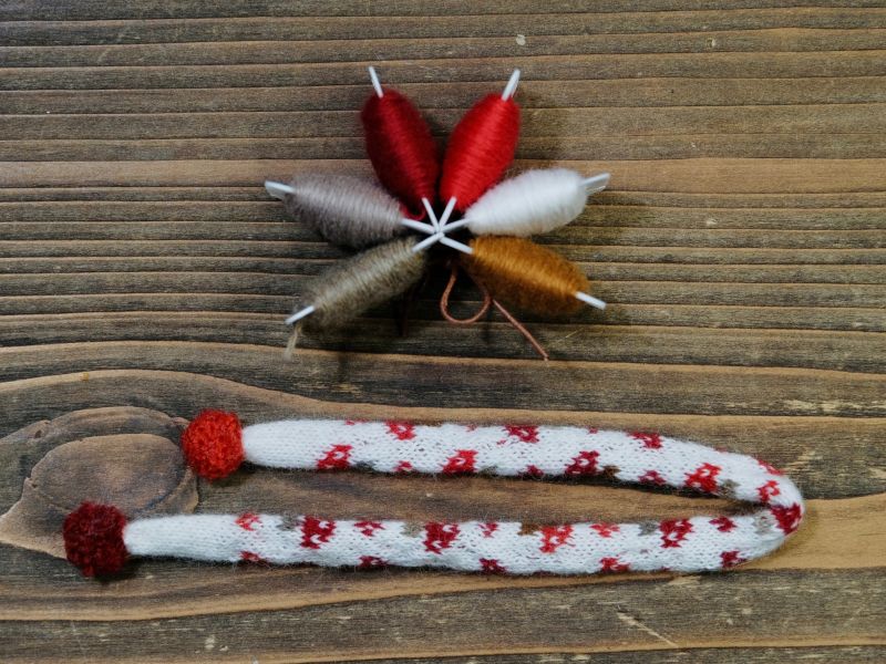 編織【迷你圍巾】圖稿/材料包 