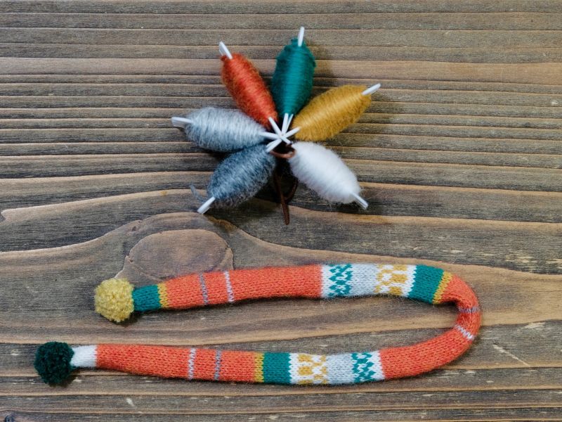 編織【迷你圍巾】圖稿/材料包 