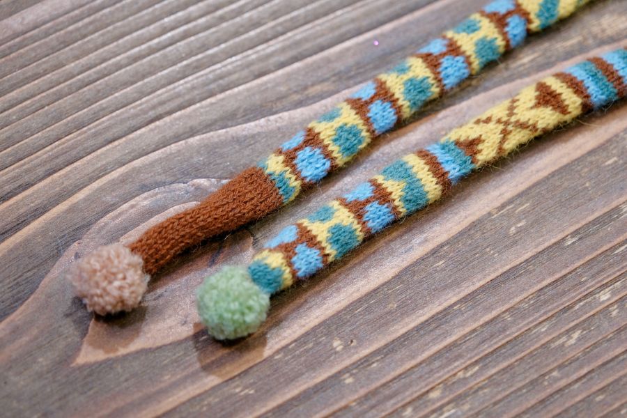 編織【迷你圍巾】圖稿/材料包 