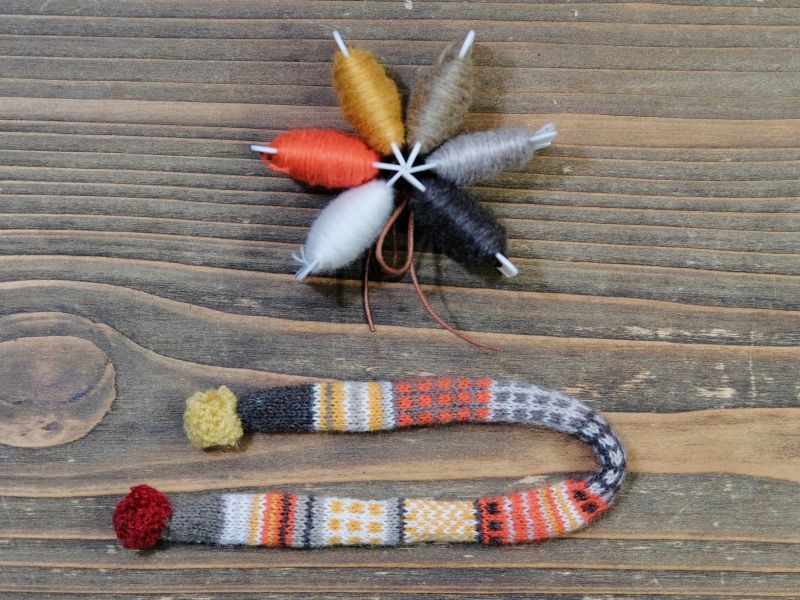 編織【迷你圍巾】圖稿/材料包 