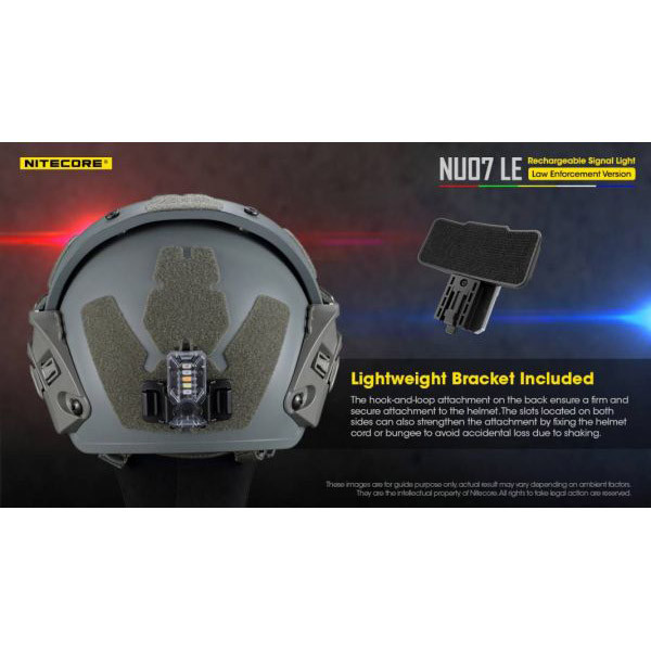 現貨｜Nitecore【NU07 LE執法人員用警示燈】 