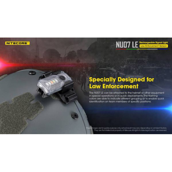 現貨｜Nitecore【NU07 LE執法人員用警示燈】 