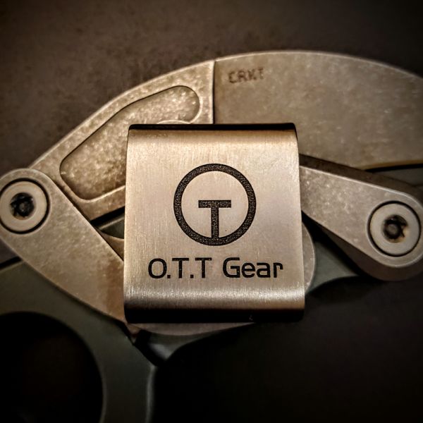 現貨｜OTTx Mito【OTT Logo鈦合金Molle扣】 CNC 鈦合金 MOLLE MITO DESIGN OTTGEAR 雷雕