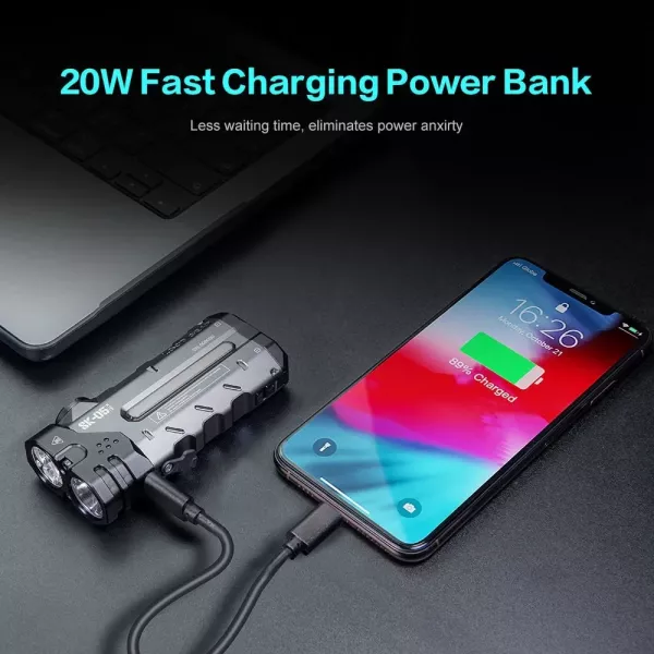 官網限定｜LOOP GEAR【SK05 PRO 4合1EDC手電筒】 OTT,OTTGEAR,LOOPGEAR,SK05PRO,EDC手電筒,高流明手電筒,戶外照明,RGB手電筒,聚泛光手電筒,行動電源手電筒,多彩側燈手電筒,磁吸手電筒