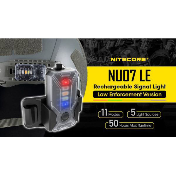 現貨｜Nitecore【NU07 LE執法人員用警示燈】 