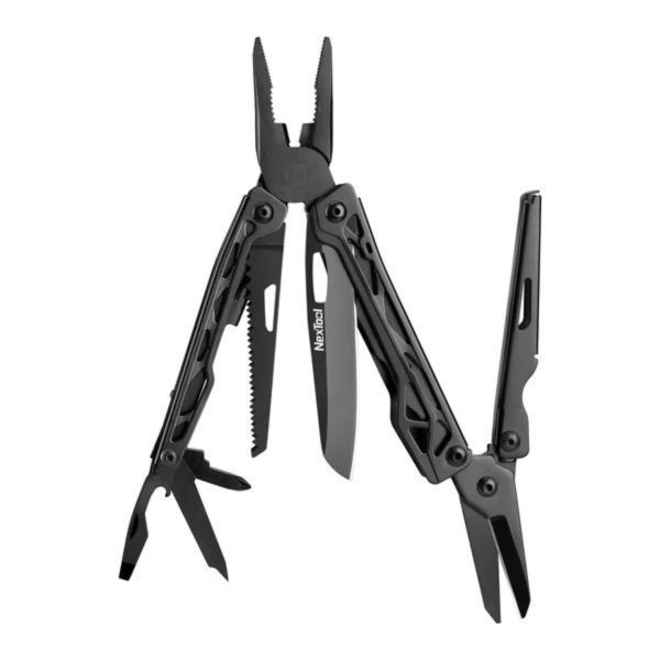 贈品｜NexTool【騎士EDC多功能刀】+ NexTool【黑騎士工具鉗】 ott,ottg,otter,otttaiwan,ottgear,NexTool,nextool,EDC,多功能工具,送禮物,戶外露營,隨手工具,多功能,十字起子,指甲銼刀,主刀,剪刀,玻璃擊破器,開瓶器,開罐器,一字起子,穿繩孔,皮革穿刺刀
