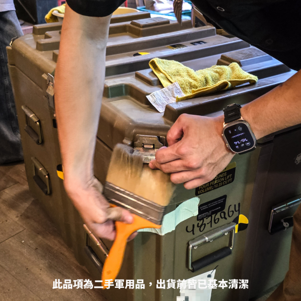 現貨｜OTT【美軍公發 掃雷/地雷探測器運輸箱 沙色】 美軍運輸箱,地雷探測器箱,軍用收納箱,OTT軍規箱,AN/PSS-14硬殼箱,防水防震儲存