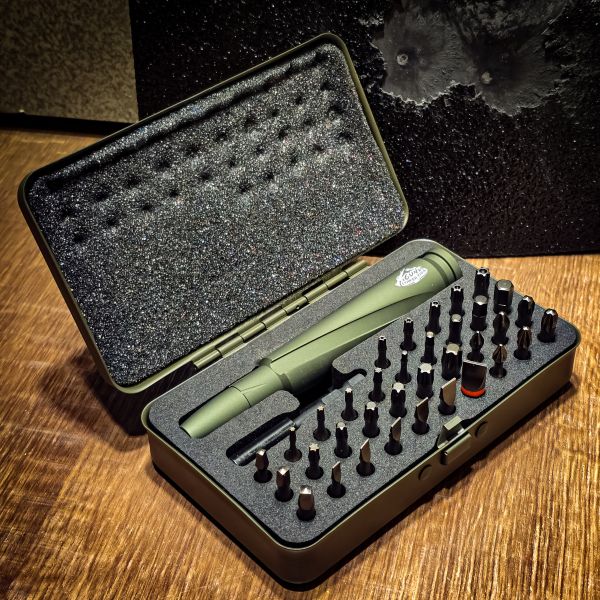 新品現貨｜OTT x Gun Power Tool 聯名 .50標準起子組 ott gear,OTT, Gun Power Tool, .50標準起子組, 軍風工具組, S2工具鋼, 鋁合金起子柄, Cerakote陶瓷烤漆, 重型子彈起子組, 戰術工具組, 專業工具收藏