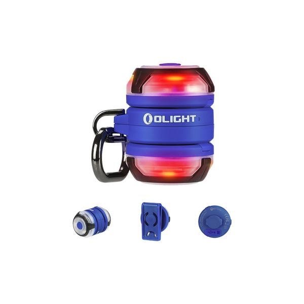 官網限定｜OLIGHT【Gober 2 多模式安全警示燈】 Gober 2, Olight, 警示燈, 信號燈, 寵物燈, 雙燈設計, RGBW燈, 戶外照明, USB-C充電燈, 戶外警示燈, MOLLE配件燈, 可分離式燈, 夜跑燈, 同步閃爍燈, SOS警示燈