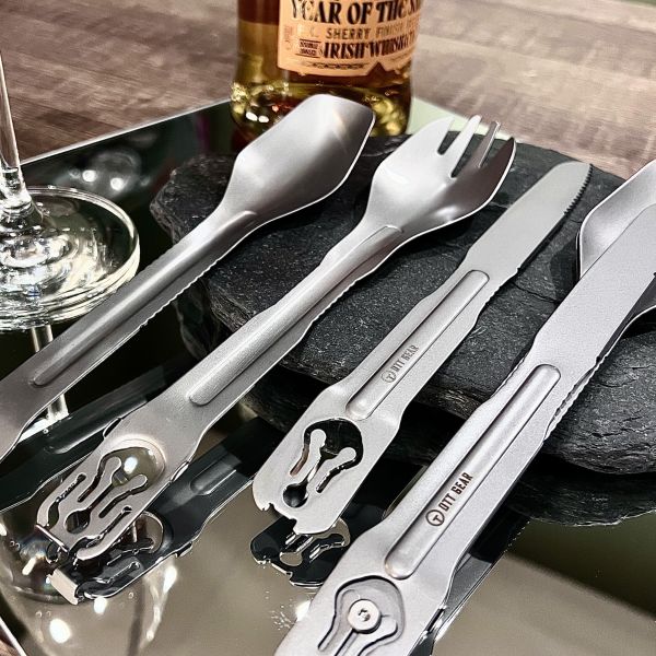新品現貨｜OTT【三合一不鏽鋼餐具組】 ott,ott gear,ott餐具,餐具,露營,露營餐具,多功能餐具