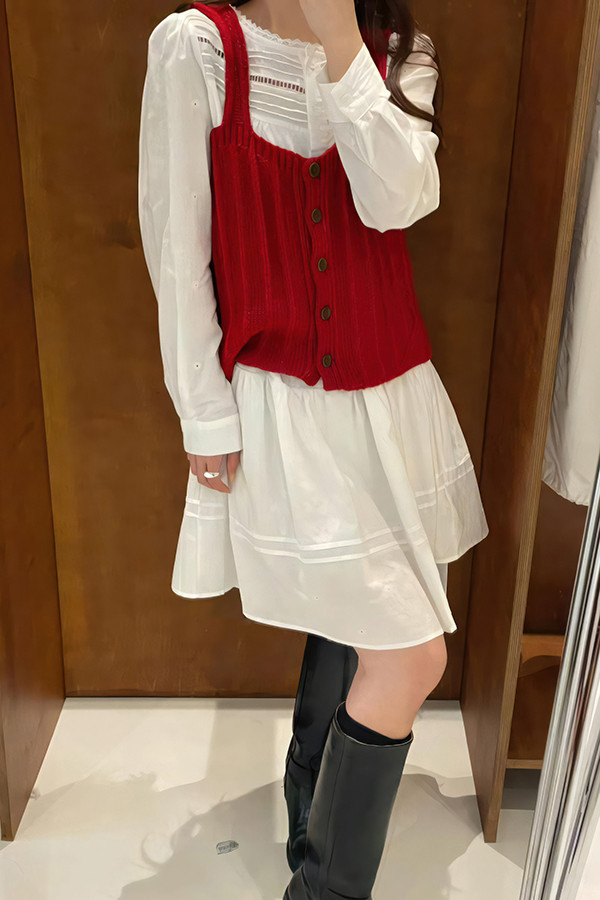 沙菲爾白色洋裝 日韓流行,日系流行女裝,連衣裙,洋裝,蛋糕裙,公主袖,蓬袖,短裙,長袖洋裝,白色洋裝,短洋裝,蕾絲