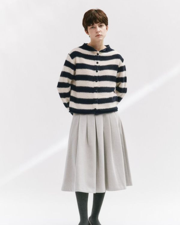 寬橫條毛海開衫 日韓流行女裝,cardigan,針織上衣,針織外套,條紋針織衫,短版針織外套,流行色,開襟衫,文青,休閒,針織衫,日系風格