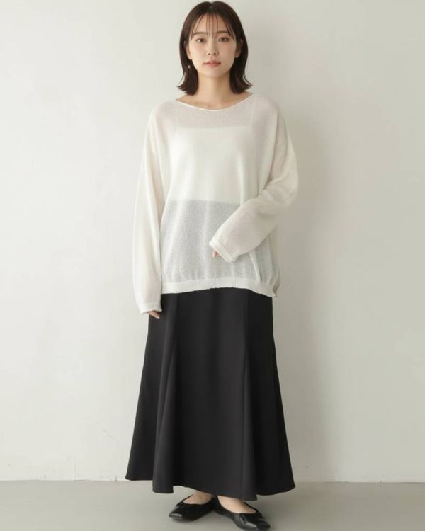 和紙紗針織衫 日韓流行女裝,針織上衣,和紙,針織衫,穿透感,流行色,強撚紗,清爽,休閒,慵懶,日系風格,鬆弛