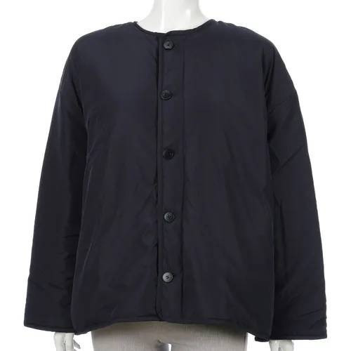 雙色鋪棉夾克 韓流行女裝,設計師女裝,女裝,格紋,秋冬,外套,印花外套,雙面夾克,單品,休閒夾克,鋪棉外套,兩面穿,寬大,中性