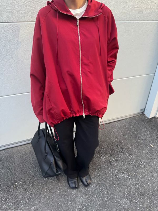 擋風連帽夾克 韓流行女裝,設計師女裝,女裝,夾克,秋冬,拉鍊外套,夾克,皮衣,單品,休閒夾克,中長版外套,連帽風衣,寬大,中性