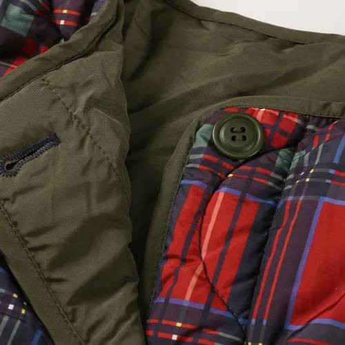 雙色鋪棉夾克 韓流行女裝,設計師女裝,女裝,格紋,秋冬,外套,印花外套,雙面夾克,單品,休閒夾克,鋪棉外套,兩面穿,寬大,中性