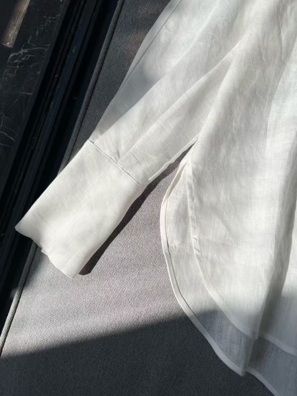 長版亞麻襯衫 日韓流行女裝,襯衫,寬襯衫,麻質襯衫,長版,歐美流行,帥氣,亞麻襯衫,基本款,必備,夏天,透氣排汗