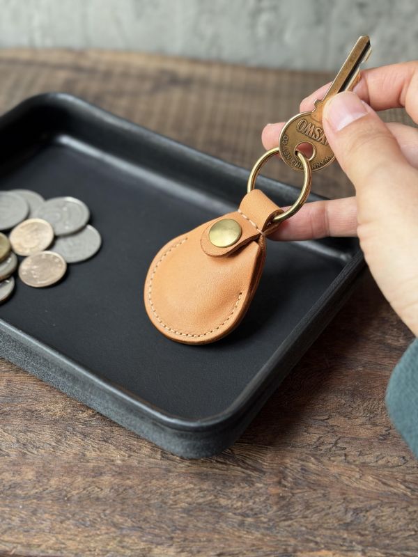 AirTag磁扣皮套-蜜糖色 