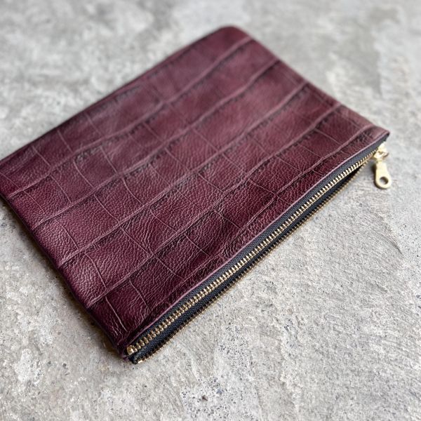 百納資料袋-紅酒鱷魚 