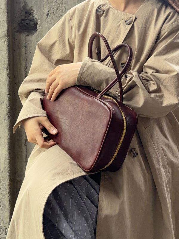 瘦身有成盒包袋-焦茶色 