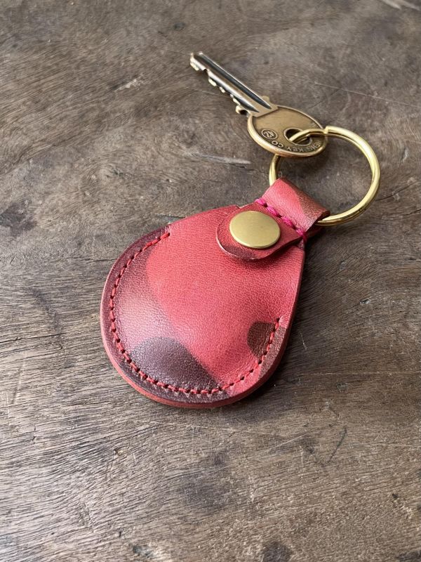 迷彩AirTag磁扣皮套-芭比粉 