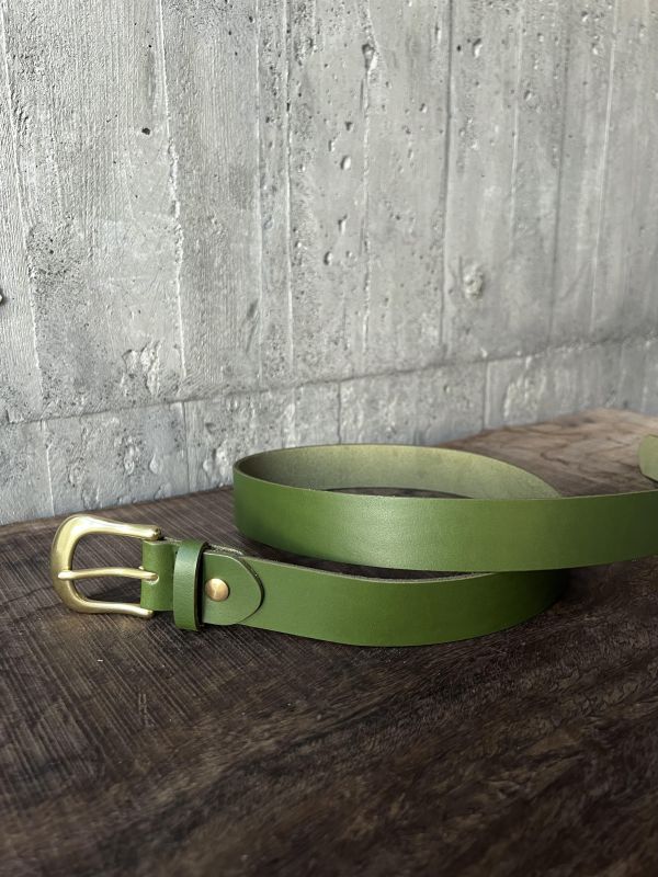 3.0cm好耐皮帶-草綠 