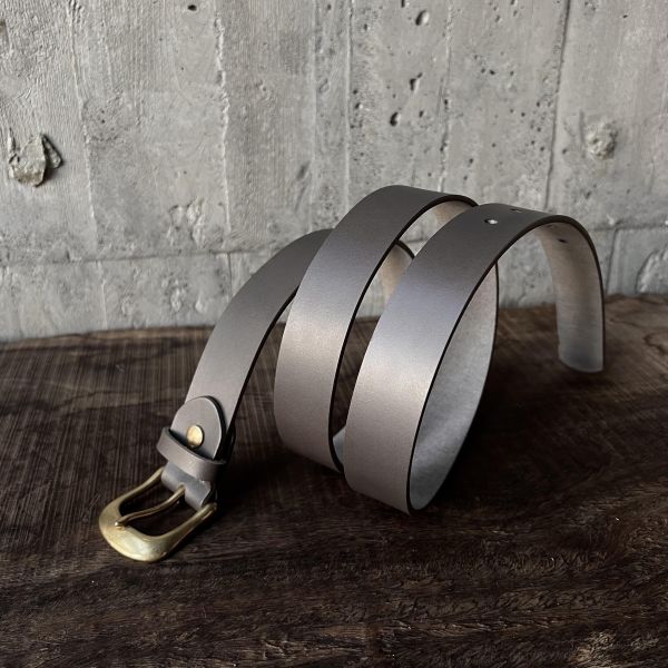 3.0cm好耐皮帶-鐵灰 