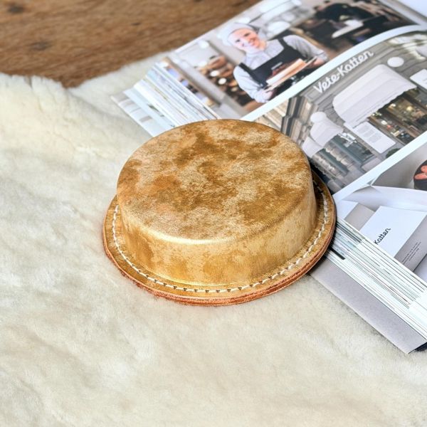 皮革紙鎮-礦石金 