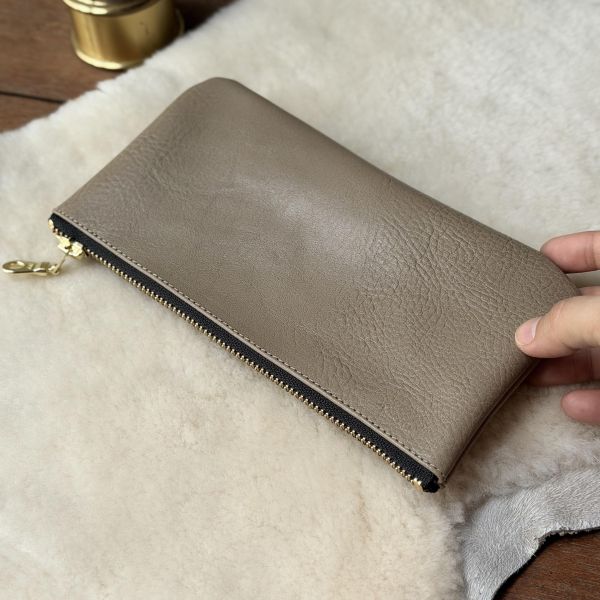 大容量鈔票包-卡其灰 