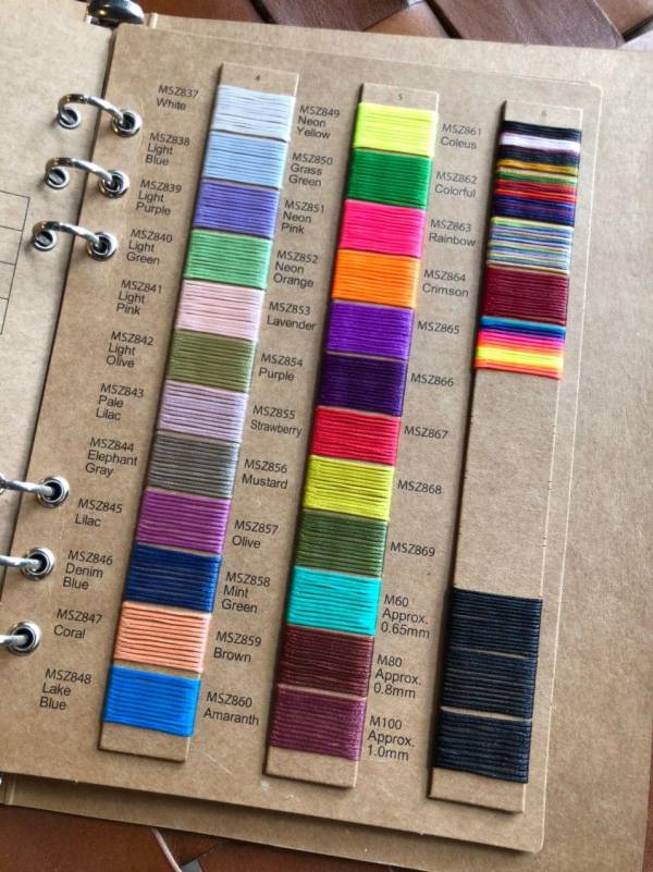 南美扁蠟線 / NANMEI waxed thread  