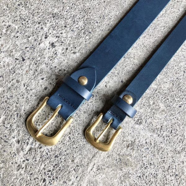 2.0cm好耐皮帶-深海藍 