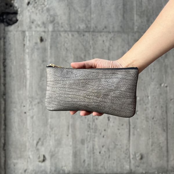 大容量鈔票包-金屬黑銀 